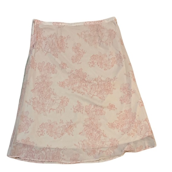 H&M NWOT Floral Midi 90's Style Skirt - Picture 6 of 8